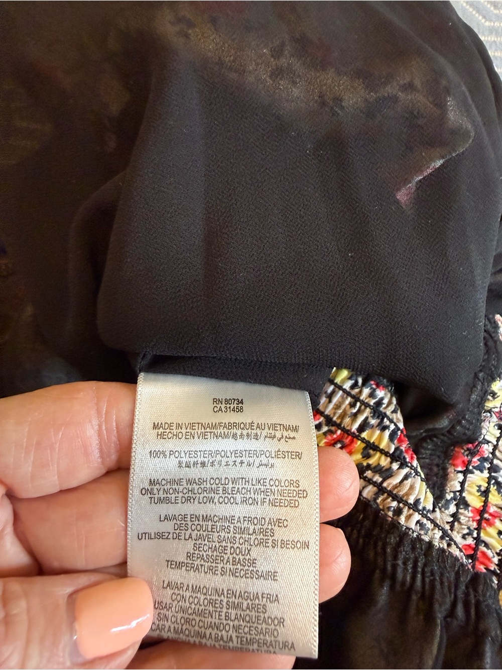 BCBGeneration Floral Ruffle Romper, size M. - Picture 13 of 13
